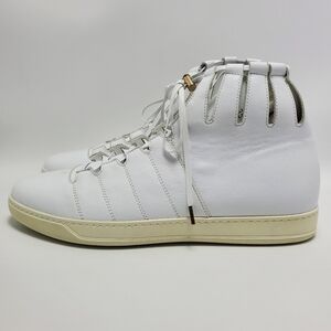 Woollier The Royal 021/350 White Lace Up High Top Sneakers Size 43
